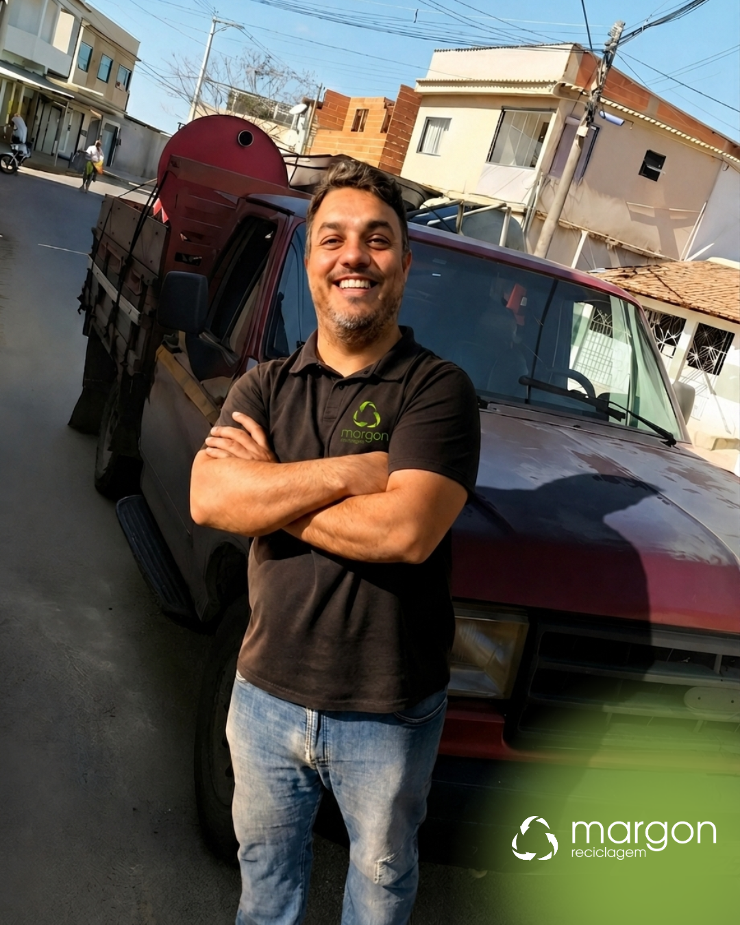 Geraldo Margon, fundador da Margon Reciclagem